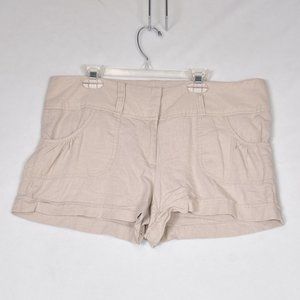 LBK Women's Linen Blend Shorts Size 11